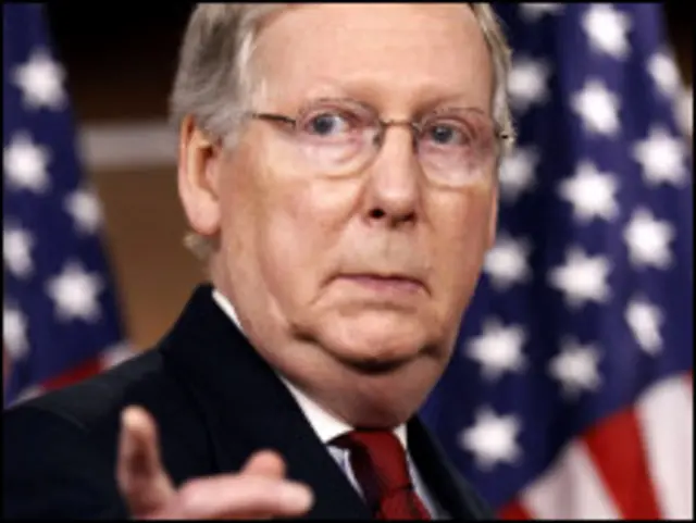 美国国会参院少数党领袖——共和党参议员麦康奈尔