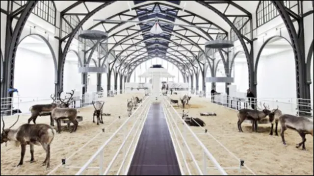 Instalação Soma, de Carsten Höller (foto: David von Becker / Hamburger Bahnhof)