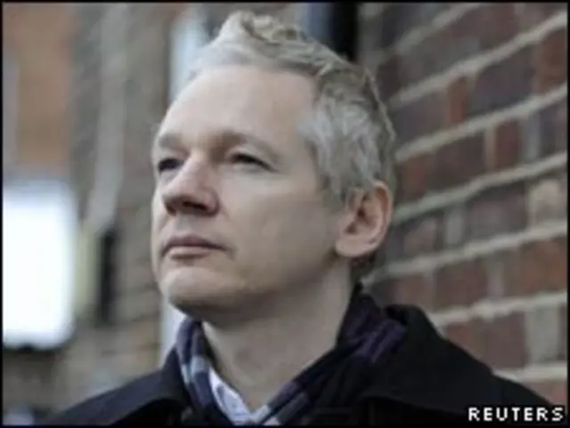 維基解密網站創始人阿桑奇（19/12/2010）