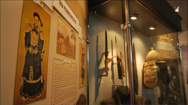 海參崴的國立阿爾謝尼耶夫博物館軍事展品中包括了滿清的武器裝備。
