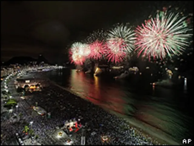 Festa de Ano Novo em Copacabana