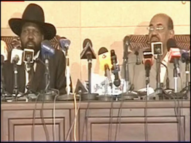 سيلفا كير وعمر البشير