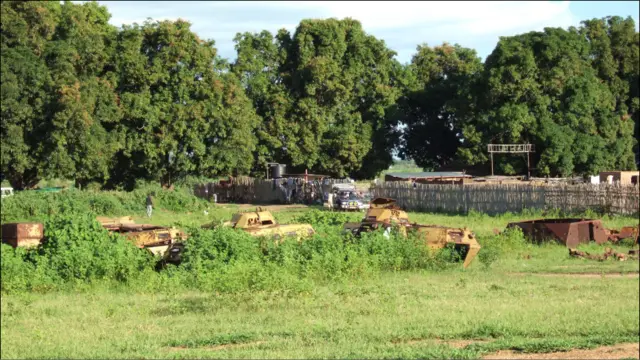 مخلفات الحرب في جوبا-تصوير صفاء الصالح