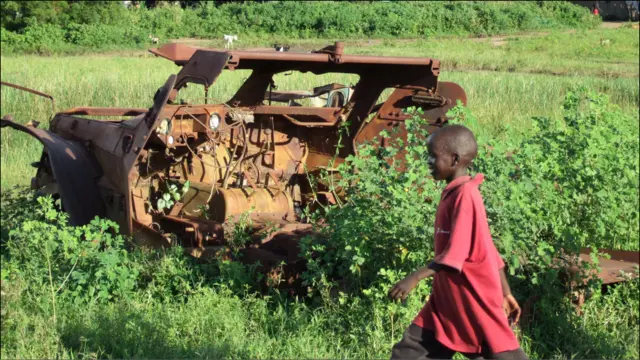 طفل جنوبي في جوبا-تصوير صفاء الصالح