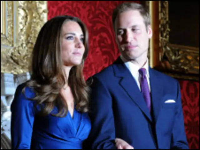 Kate Middleton e príncipe William