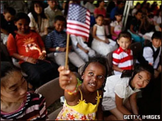 Ceremonia de naturalización en Virginia.