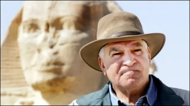 الأمين العام للمجلس الأعلى للآثار في مصر، زاهي حواس