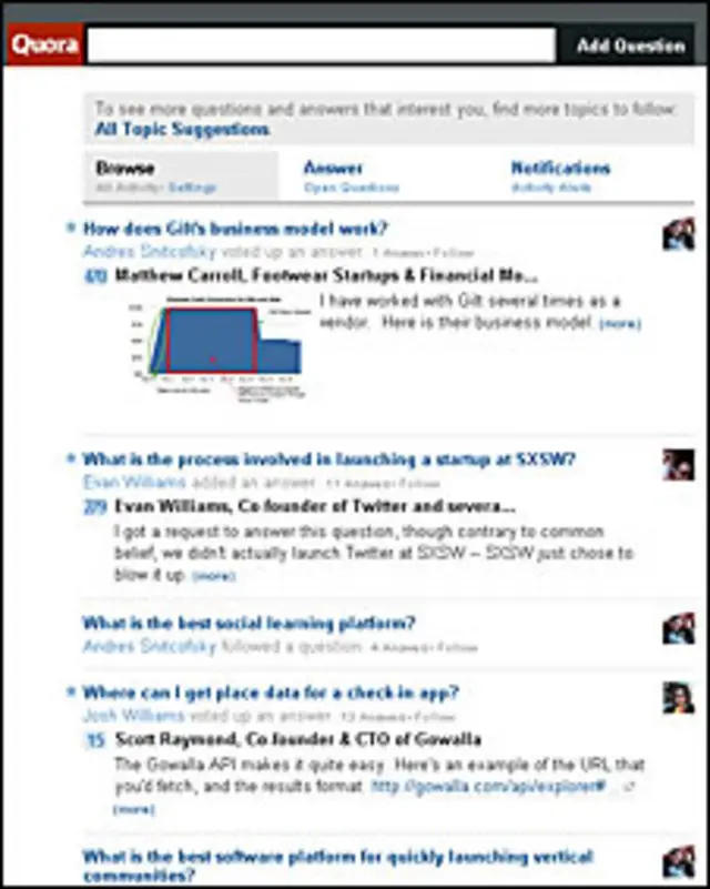 Quora, un sitio de preguntas y respuestas