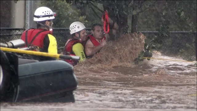Banjir besar melanda kota Brisbane, negara bagian Queesland, Australia