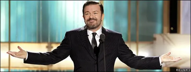 Ricky Gervais beberapa kali disoroti lantaran mengucapkan sindiran-sindiran pedas.