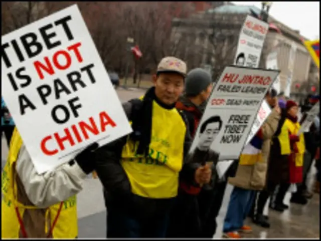 Протибетская демонстрация