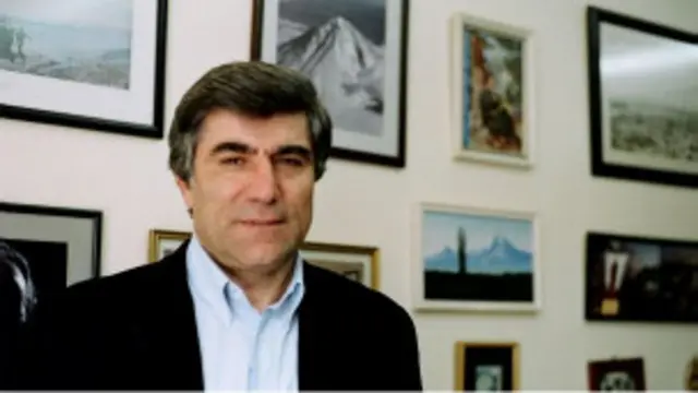 Agos gazetesinin kurucusu Hrant Dink