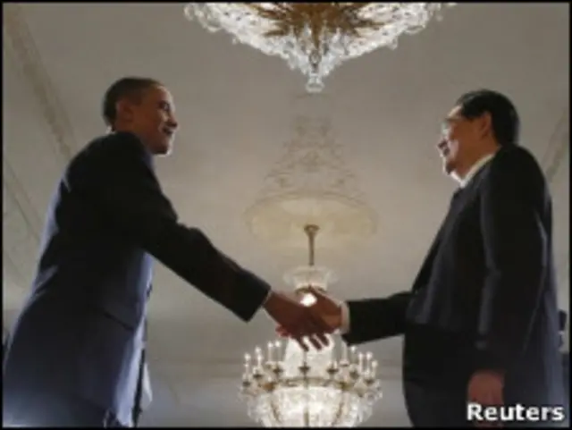 Обама и Ху Цзиньтао