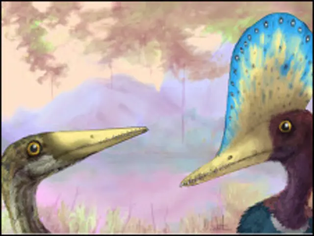 Rekaan gambar burung pterosaurus 