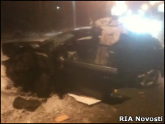 Авария на Рублево-Успенском шоссе