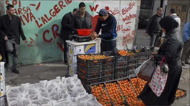 Harga pangan naik di Aljazair