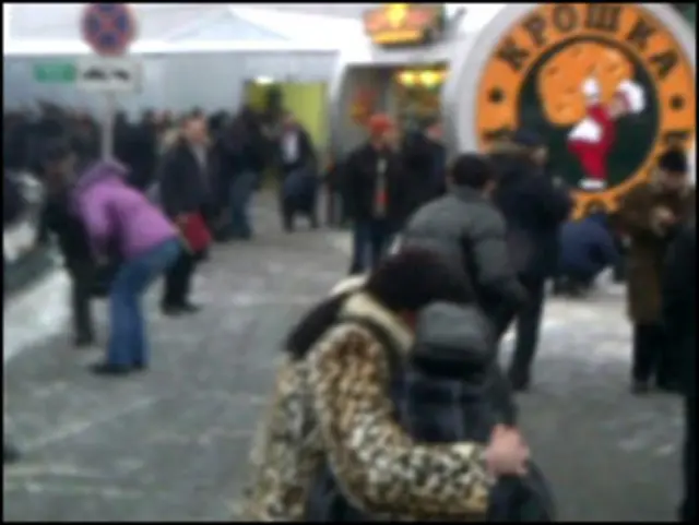 A explosão atingiu a área de retirada de bagagens no setor de desembarque do aeroporto. Foto: A.Savin