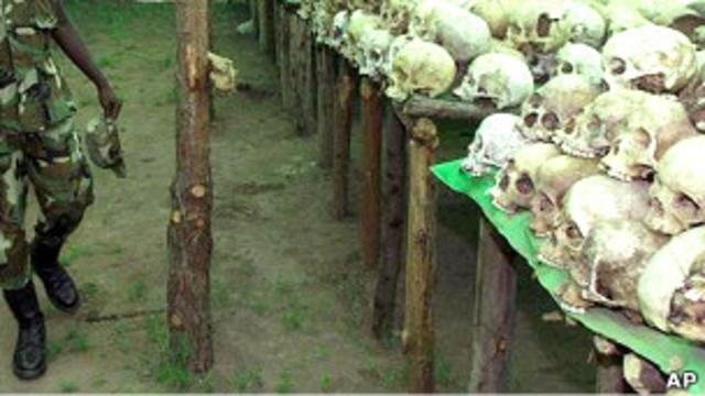 останки жертв геноцида в Руанде