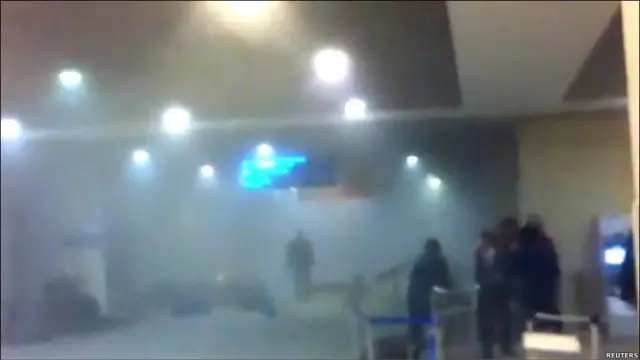 Ledakan di bandara Moskow