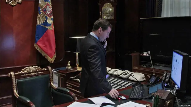 Presiden Dmitry Medvedev 
