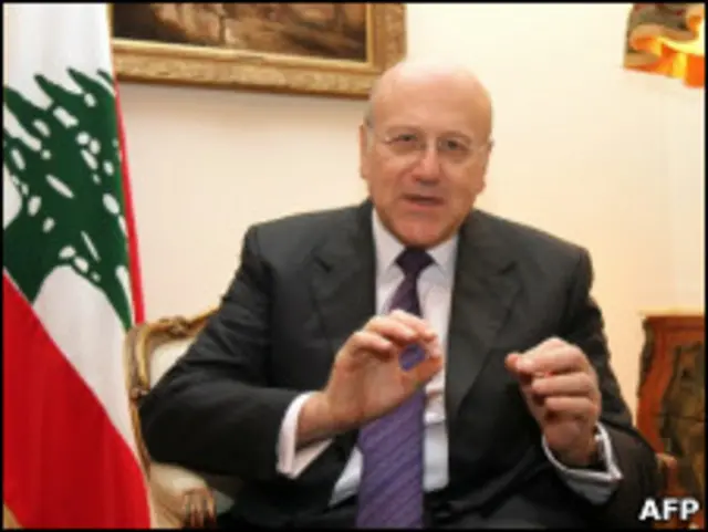 Najib Mikati garantiu que não tem ligação com o Hezbollah