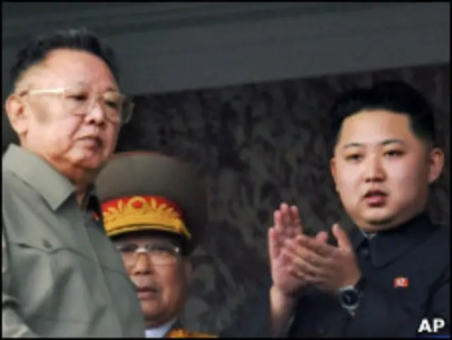 Ким Чен Ир и Ким Чен Ун