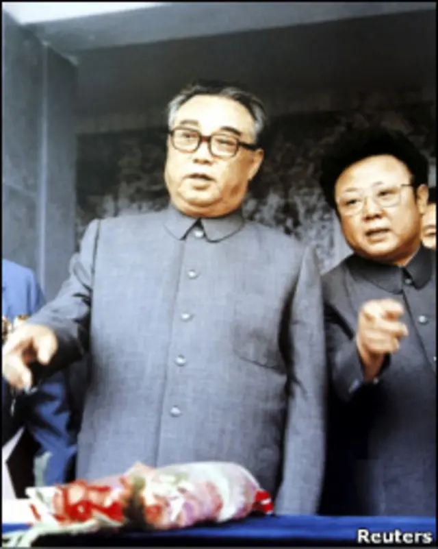 Ким Ир Сен и Ким Чен Ир