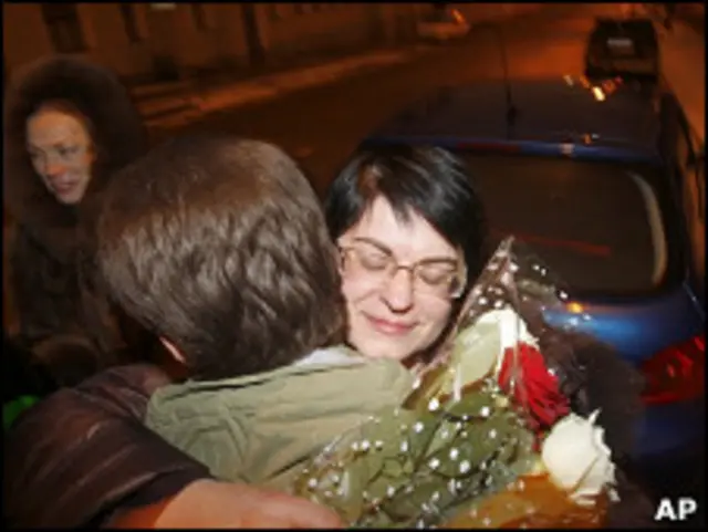 Наталья Радина на свободе