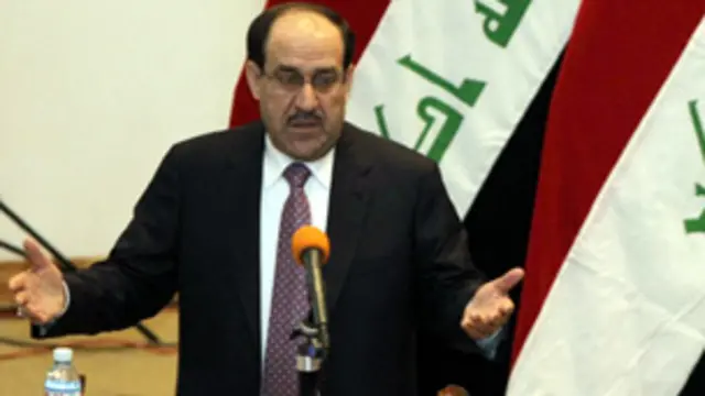 رئيس الوزراء العراقي نوري المالكي