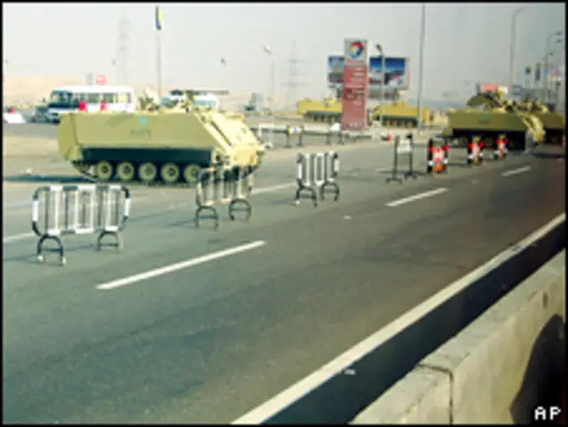 Pemblokiran jalan ke Kairo