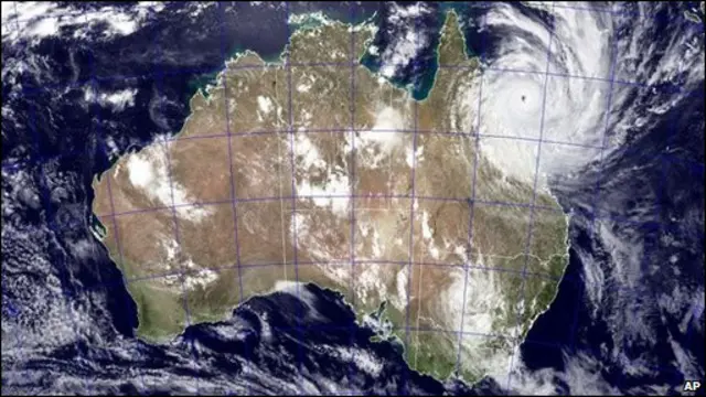 peta meteorologi badai Yasi