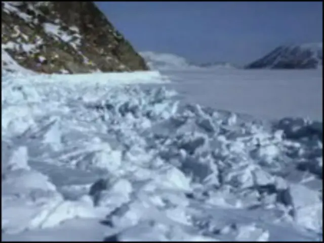 Superfície congelada do mar Ártico