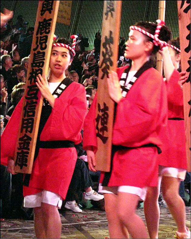 香港兔年花车巡游上鹿儿岛祇园祭女神舆表演女神祭祀典禮（3/2/2011）