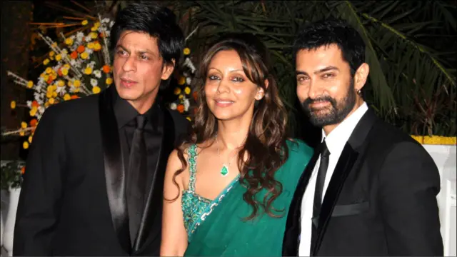 शाहरुख़ ख़ान, गौरी ख़ान, आमिर ख़ान