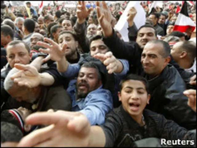 Демонстранты в Каире