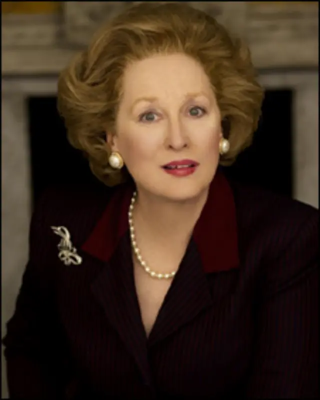 میرل سٹریپ ماگریٹ تھیچر کے روپ میں