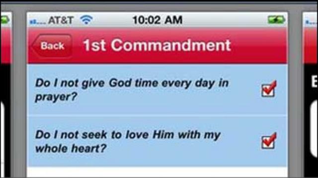Додаток "Confession: A Roman Catholic App"