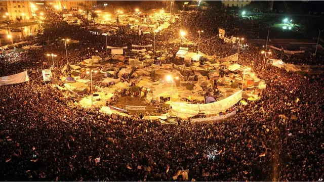 Euforia pengunjuk rasa di Cairo