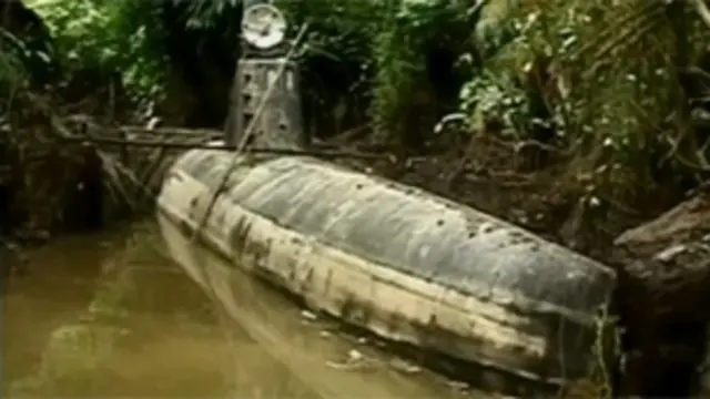 Submarino narco en Colombia