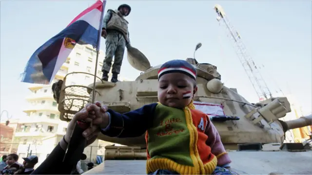 Memperingati satu minggu jatuhnya Presiden Mubarak di Mesir