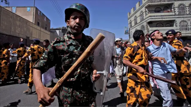 Unjuk rasa di ibukota Yaman, Sanaa