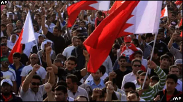 Demonstran Bahrain
