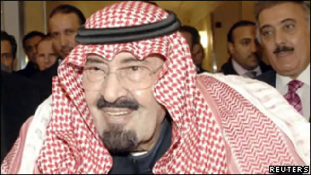 ملك السعودية عبد الله بن عبد العزيز