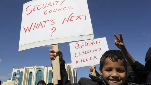 Aksi protes di Libia