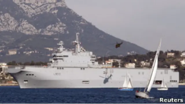 Первый "Мистраль", как ожидается, появится у России в 2014 году