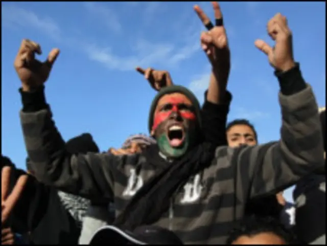 معترضان لیبیایی