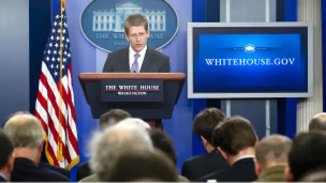 د سپينې مانۍ وياند جې کارني وايي د بشري حقونو د موضوع پر سر امريکا او روسيه اختلافونه لري.