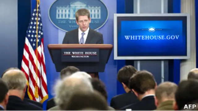 James Carney, le porte-parole de la Maison Blanche.