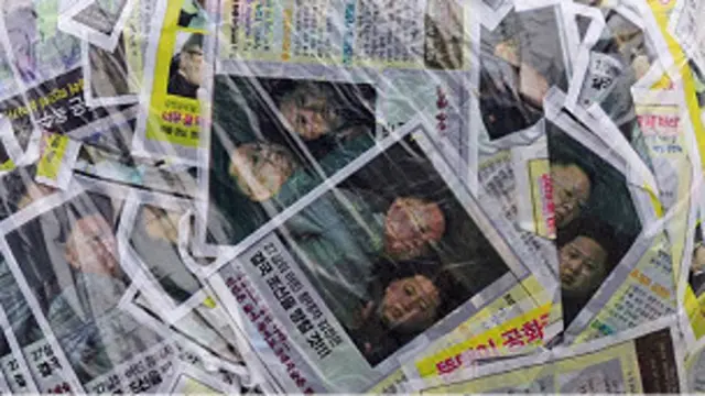 Selebaran dari Korea Selatan 