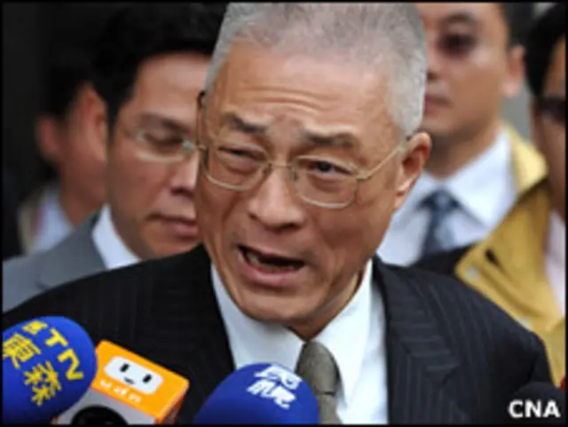 台湾行政院长吴敦义(台湾中央社图片5/3/2011)